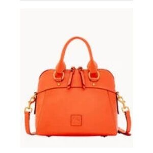 Dooney & Bourke Saffiano Cameron Satchel- Salmon